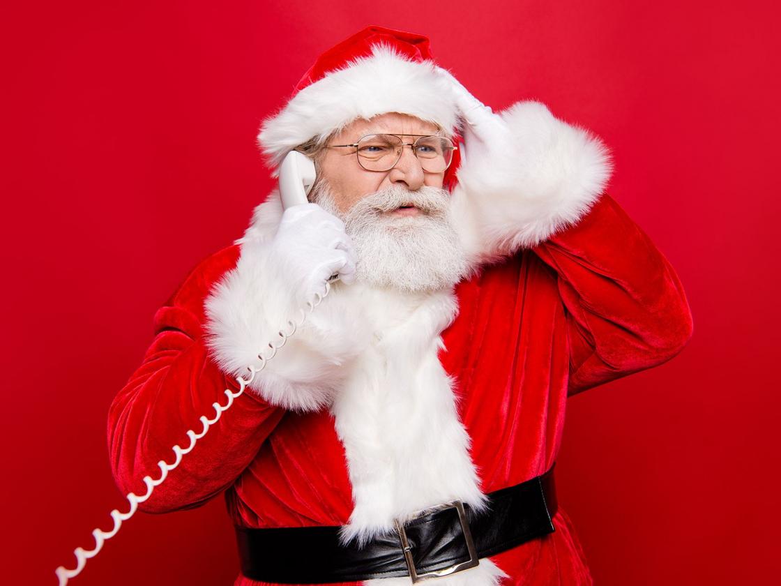 Telefonat mit dem Weihnachtsmann